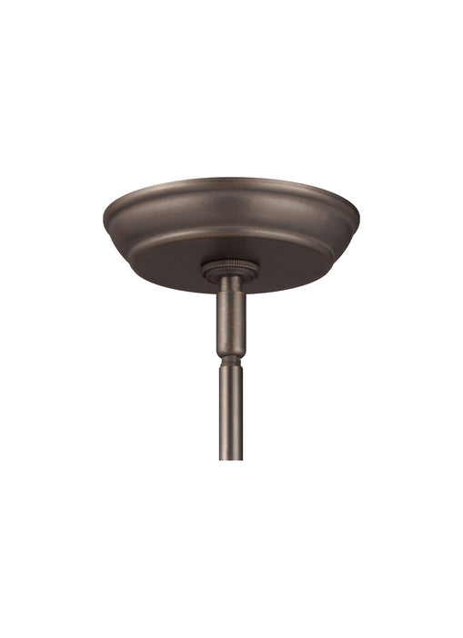 One Light Outdoor Pendant from the GLENVIEW collection in Antique Bronze finish