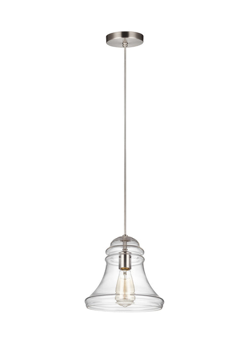 Generation Lighting - P1440SN - One Light Mini-Pendant - DOYLE - Satin Nickel