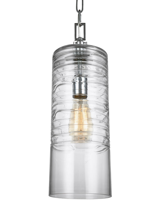 One Light Pendant from the Elmore collection in Chrome finish