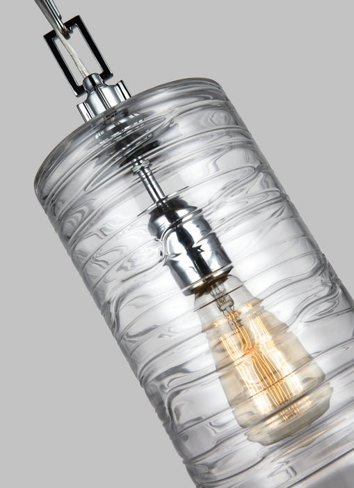 One Light Pendant from the Elmore collection in Chrome finish