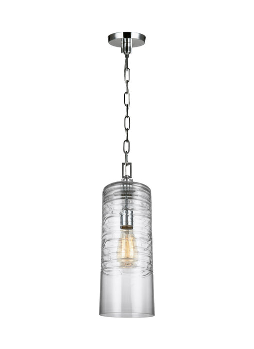 Generation Lighting - P1446CH - One Light Pendant - Elmore - Chrome