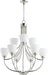 Quorum - 6059-9-62 - Nine Light Chandelier - Enclave - Polished Nickel