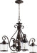 Quorum - 6473-4-39 - Four Light Chandelier - San Miguel - Vintage Copper