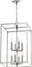 Quorum - 6731-8-62 - Eight Light Entry Pendant - Polished Nickel