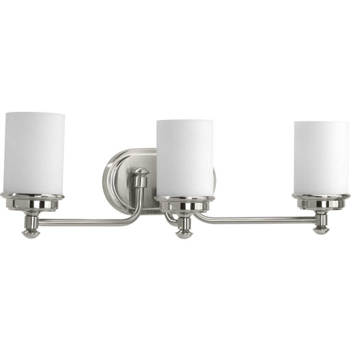 Progress Lighting - P300014-009 - Three Light Bath - Glide - Brushed Nickel