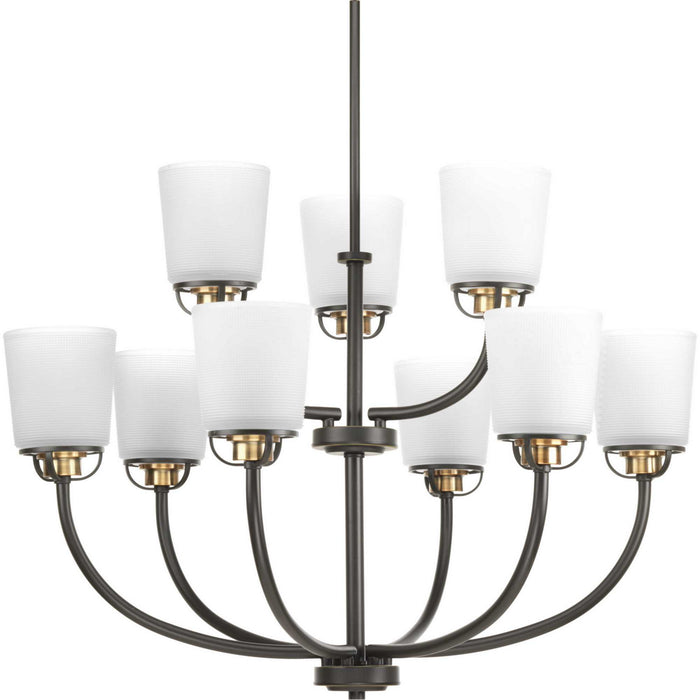 Progress Lighting - P400010-020 - Nine Light Chandelier - West Village - Antique Bronze