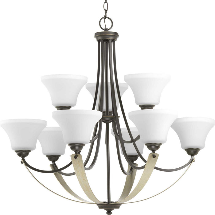 Progress Lighting - P400013-020 - Nine Light Chandelier - Noma - Antique Bronze