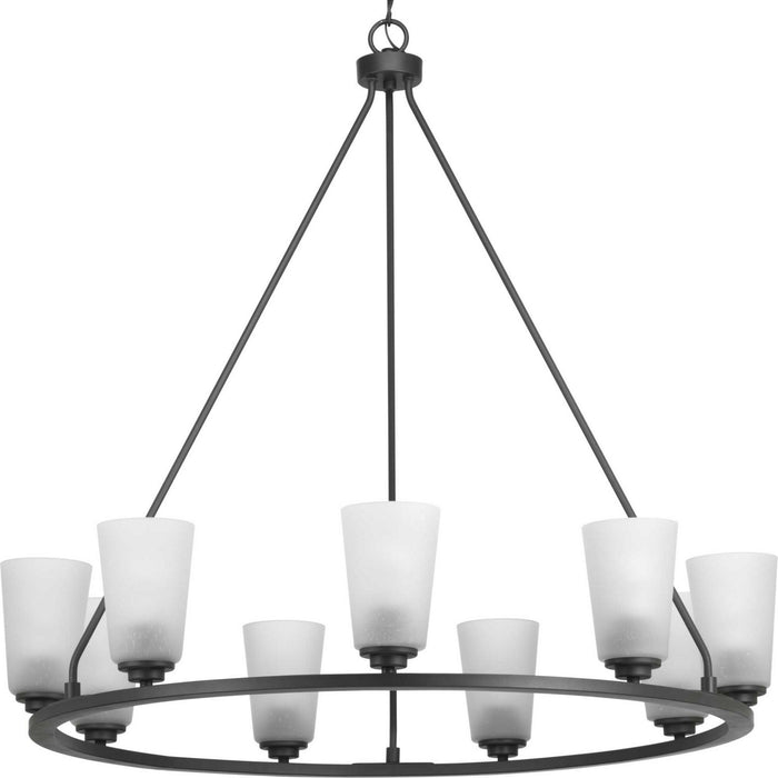 Nine Light Chandelier from the Debut collection in Graphite finish