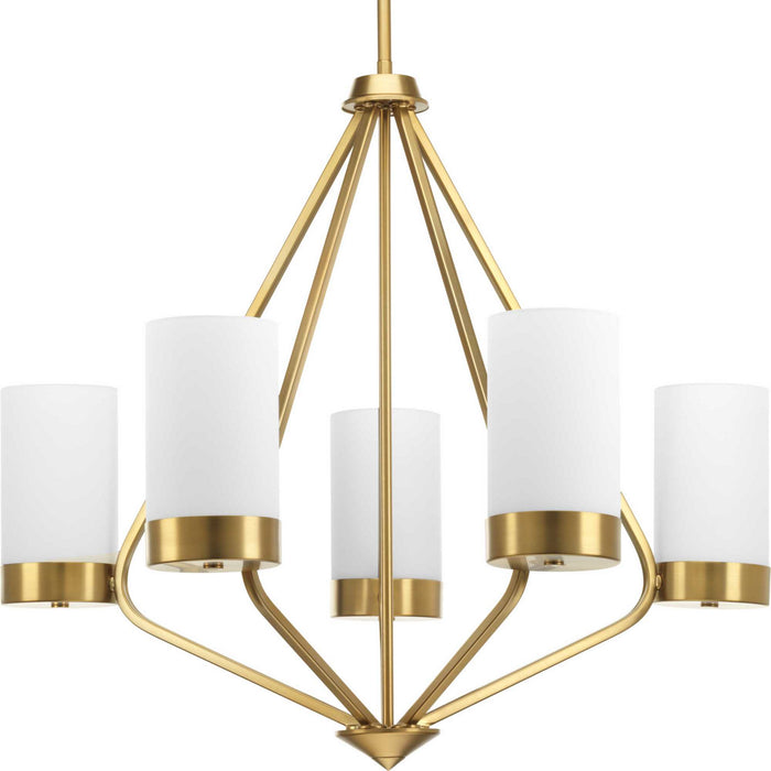 Progress Lighting - P400022-109 - Five Light Chandelier - Elevate - Brushed Bronze