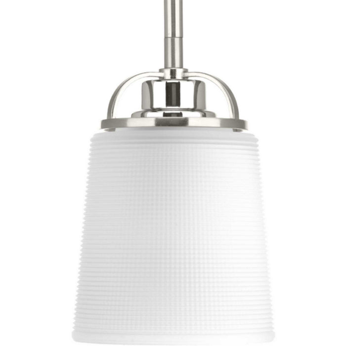 Progress Lighting - P500006-009 - One Light Mini Pendant - West Village - Brushed Nickel