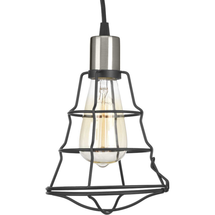 One Light Mini Pendant from the Gauge collection in Graphite finish