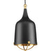 Progress Lighting - P500033-031 - One Light Pendant - Era - Black