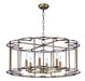 Maxim - 24735BZF - Six Light Chandelier - Helix - Bronze Fusion