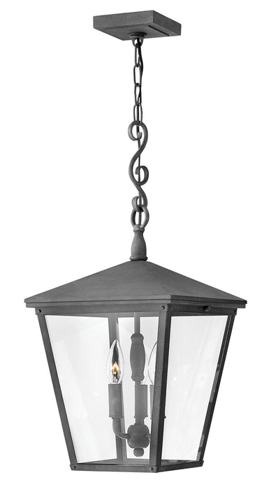 Hinkley - 1432DZ - Three Light Hanging Lantern - Trellis - Aged Zinc