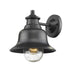 Millennium - 2512-PBK - One Light Outdoor Wall Bracket - Kings Bay - Powder Coat Black