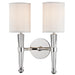 Hudson Valley - 4120-PN - Two Light Wall Sconce - Volta - Polished Nickel