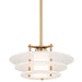 Hudson Valley - 9016-AGB - LED Pendant - Gatsby - Aged Brass