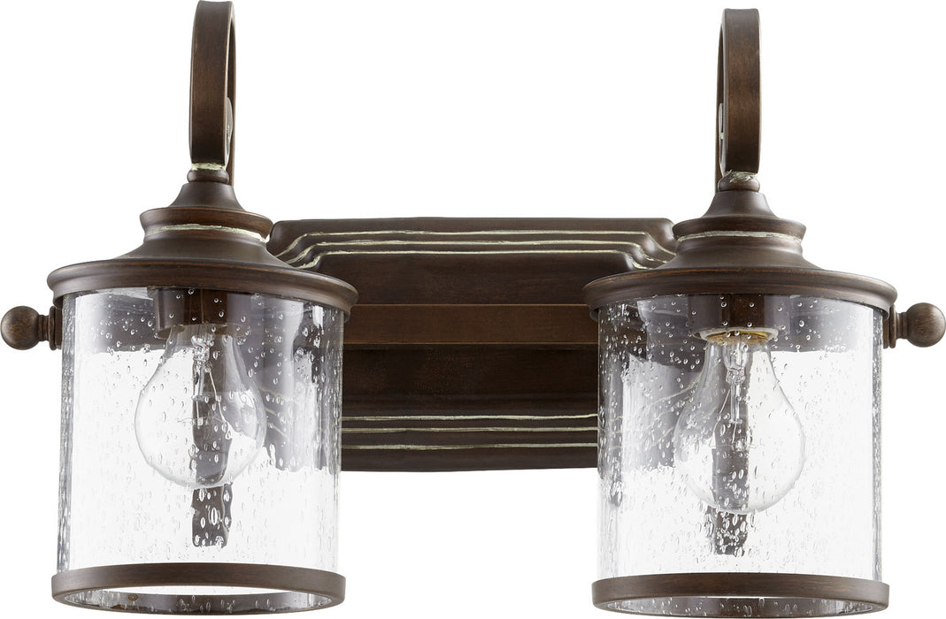 Quorum - 5073-2-39 - Two Light Vanity - San Miguel - Vintage Copper