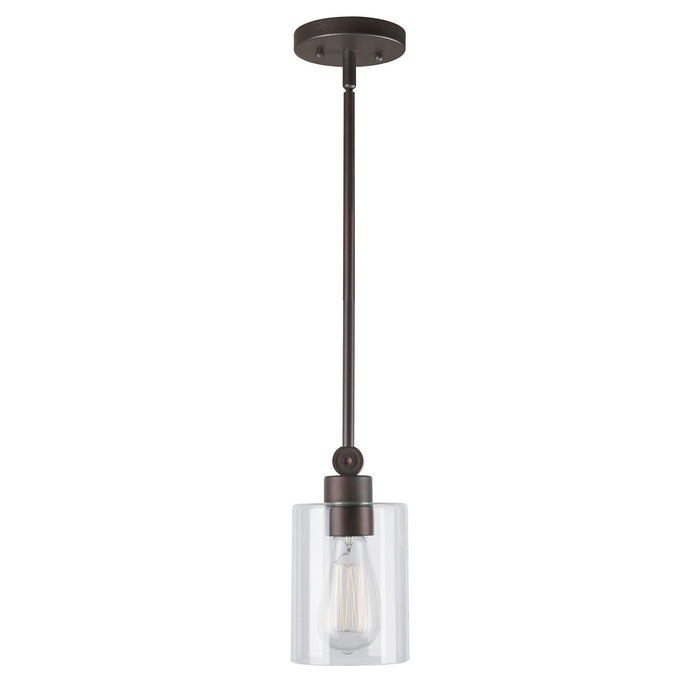 Forte - 2614-01-32 - One Light Mini Pendant - Antique Bronze