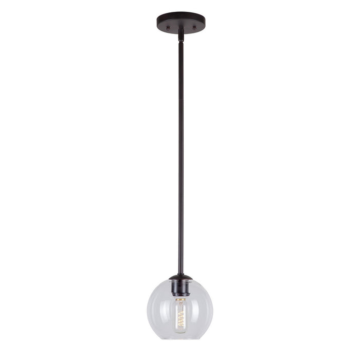 Forte - 2619-01-32 - One Light Mini Pendant - Antique Bronze