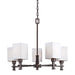 Forte - 2622-05-32 - Five Light Chandelier - Antique Bronze