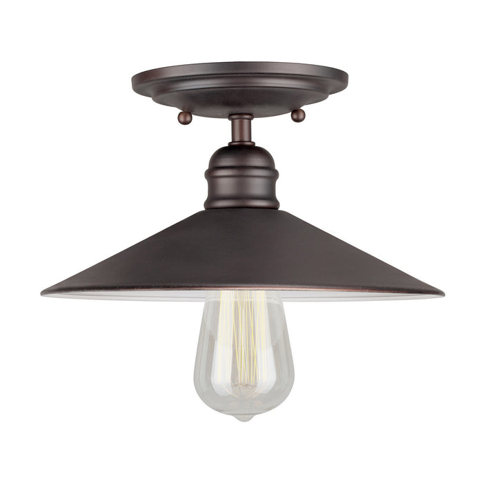 Forte - 7259-01-32 - One Light Semi Flush Mount - Antique Bronze