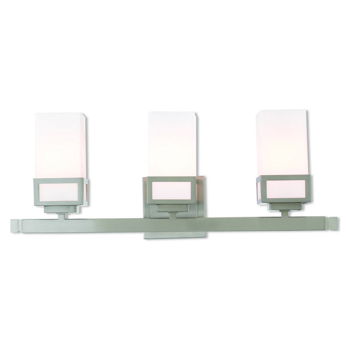 Livex Lighting - 10083-91 - Three Light Bath Vanity - Harding - Brushed Nickel