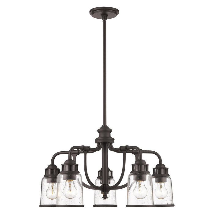 Livex Lighting - 40025-07 - Five Light Chandelier - Lawrenceville - Bronze