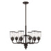 Livex Lighting - 40026-07 - Six Light Chandelier - Lawrenceville - Bronze