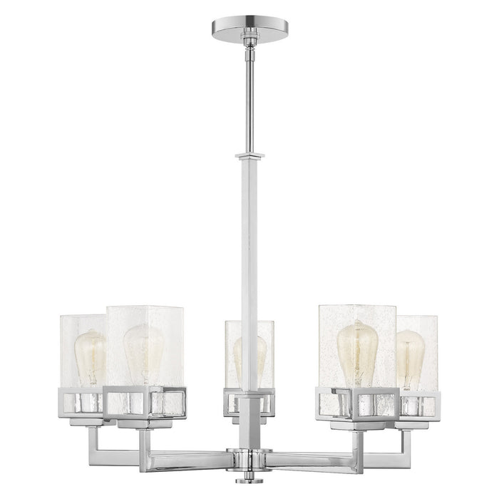 Five Light Chandelier from the Harding collection in Polished Chrome finish