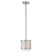 Livex Lighting - 41101-91 - One Light Mini Pendant - Arabesque - Brushed Nickel