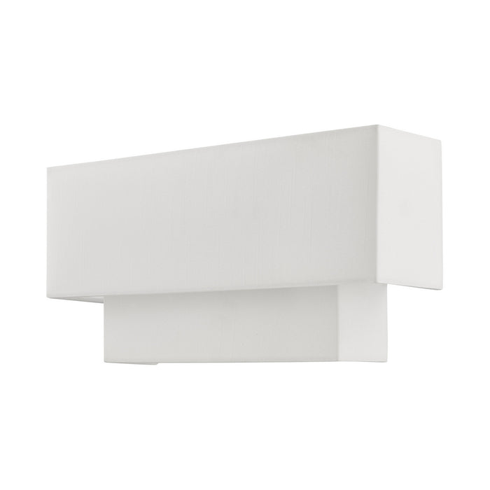 Two Light Wall Sconce from the Claremont collection in Brushed Nickel finish