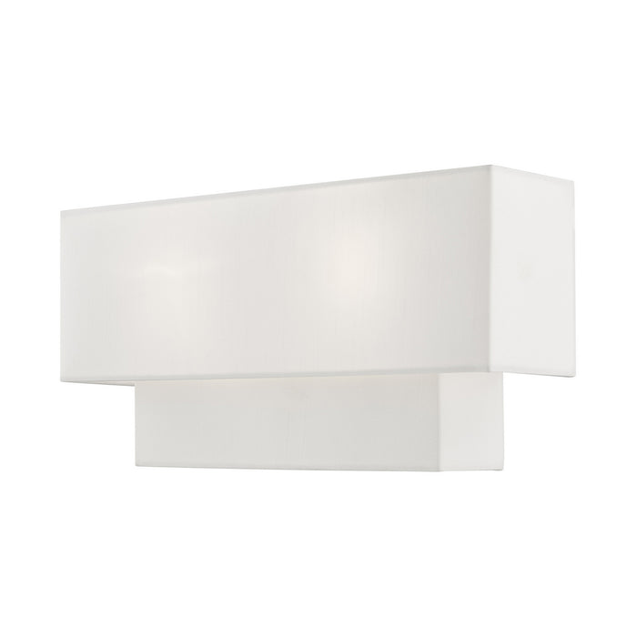 Two Light Wall Sconce from the Claremont collection in Brushed Nickel finish