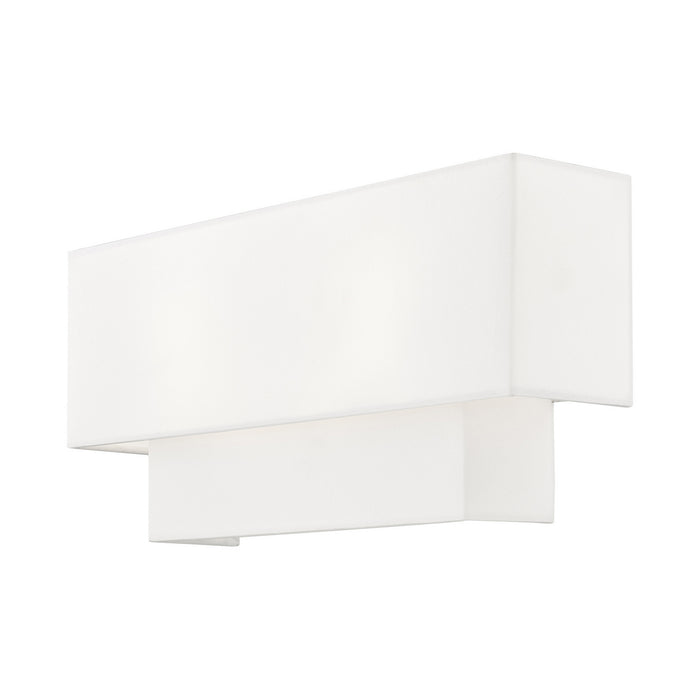 Two Light Wall Sconce from the Claremont collection in Brushed Nickel finish