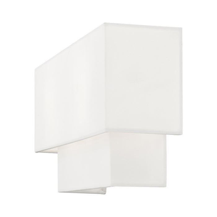 Two Light Wall Sconce from the Claremont collection in Brushed Nickel finish