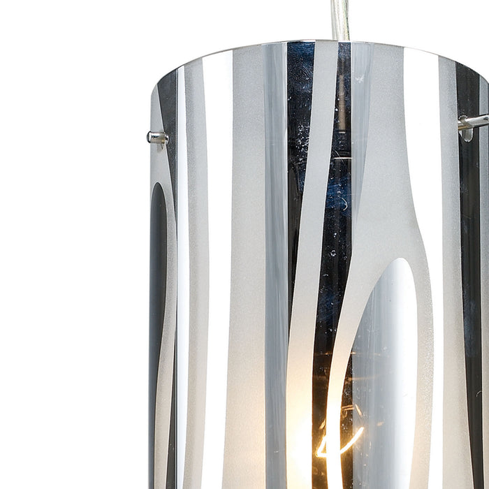 LED Mini Pendant from the Chromia collection in Polished Chrome finish