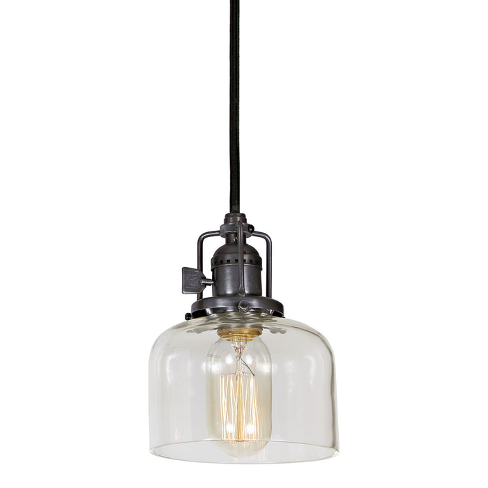 JVI Designs - 1200-18 S4 - One Light Pendant - Union Square - Gun Metal