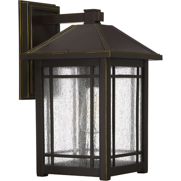 One Light Outdoor Wall Lantern from the Cedar Point collection in Palladian Bronze finish