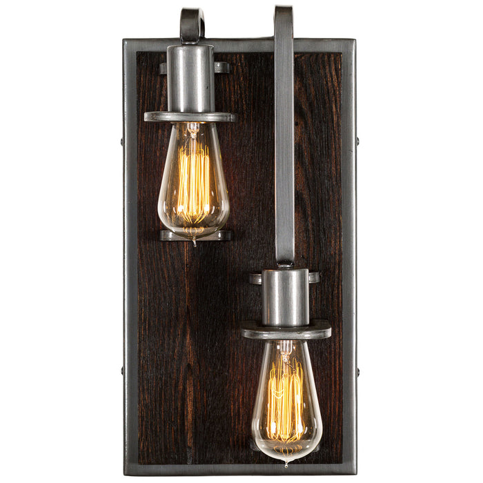 Varaluz - 268W02RSL - Two Light Wall Sconce - Lofty - Steel