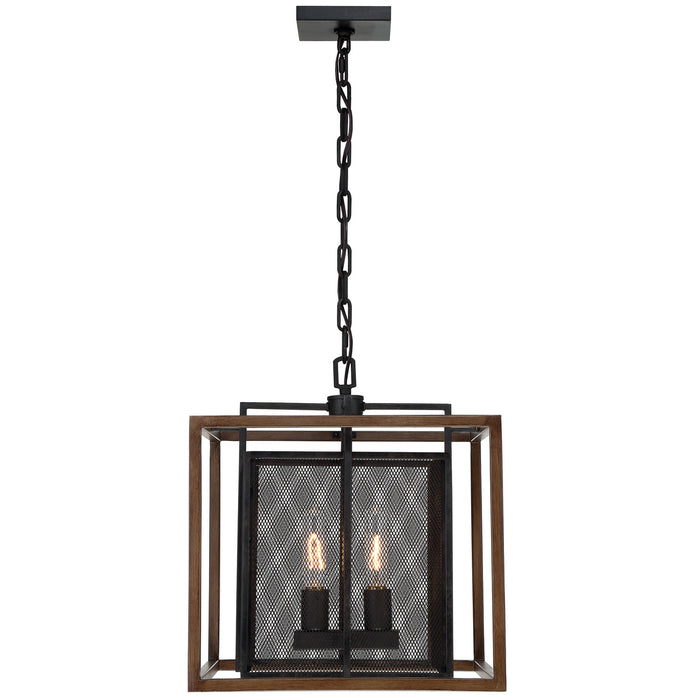 Varaluz - 285P02DOBL - Two Light Pendant - Rio Lobo - Dark Oak/Black