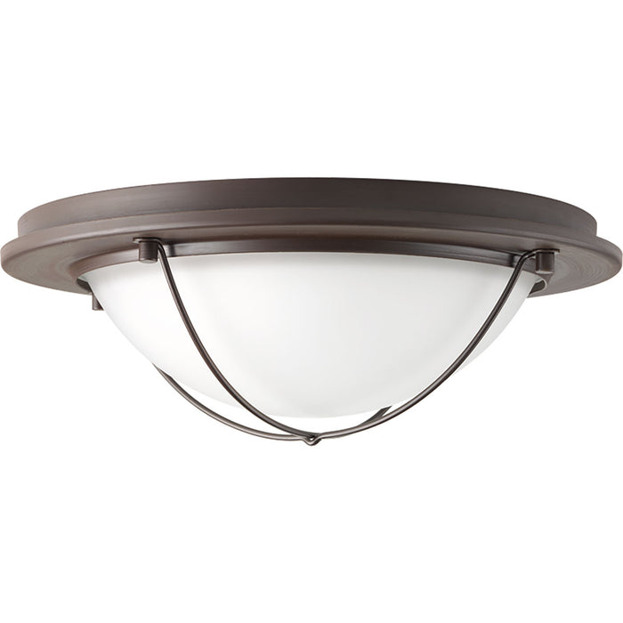 LED Flush Mount from the Portal collection in Antique Bronze finish