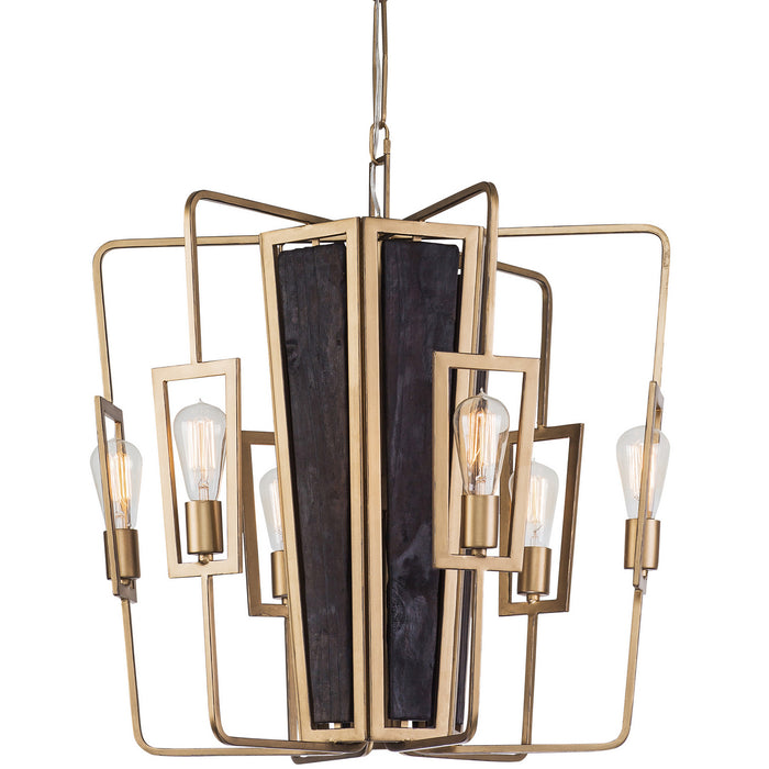 Varaluz - 294C06RG - Six Light Chandelier - Madeira - Rustic Gold