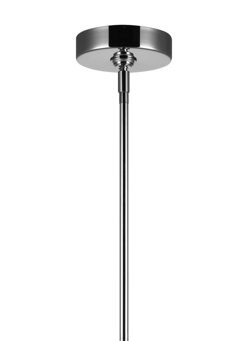 One Light Pendant from the LORAS collection in Chrome finish