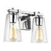 Generation Lighting - VS24302CH - Two Light Vanity - Mercer - Chrome