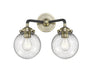 Innovations - 284-2W-BAB-G204 - Two Light Wall Sconce - Nouveau - Black Antique Brass