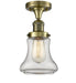 Innovations - 517-1CH-AB-G192 - One Light Semi-Flush Mount - Franklin Restoration - Antique Brass