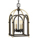 Progress Lighting - P500038-020 - Four Light Foyer Pendant - Westfall - Antique Bronze
