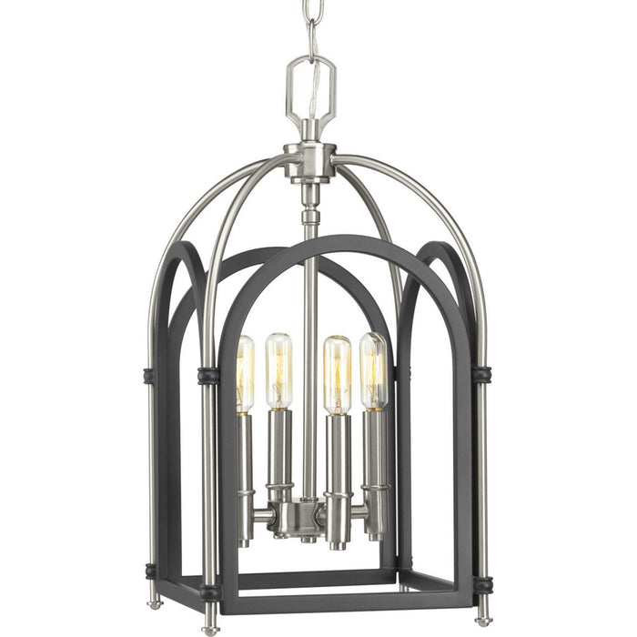 Progress Lighting - P500038-143 - Four Light Foyer Pendant - Westfall - Graphite