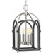 Progress Lighting - P500038-143 - Four Light Foyer Pendant - Westfall - Graphite