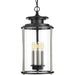 Progress Lighting - P550012-031 - Three Light Hanging Lantern - Squire - Black